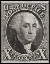 10¢ Washington  1847